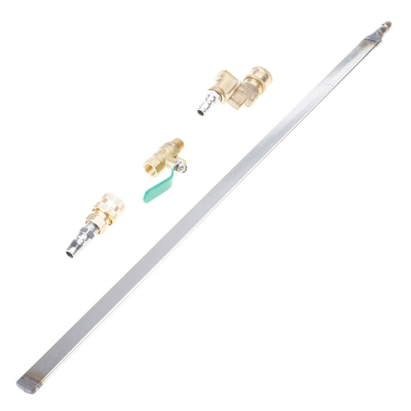 2. 39 Inch Extended Reach Radiator Flusher With Multi-Angle Couplers & 304 Steel Construction For Tight Spaces