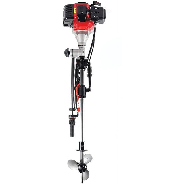 2.3HP 2 Stroke 52CC Outboard Motor, Heavy Duty Short Shaft Marine Boat