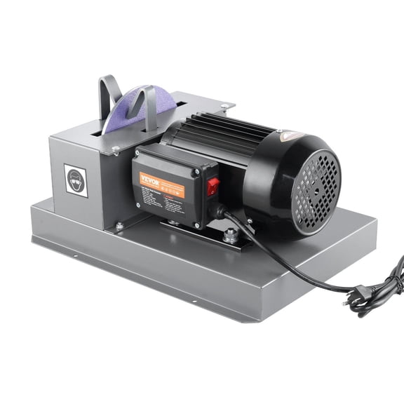 2/3HP Lawn Mower Blade Sharpener,7"Ceramic Wheel,500W Bench Grinder for Gator Flat Blades