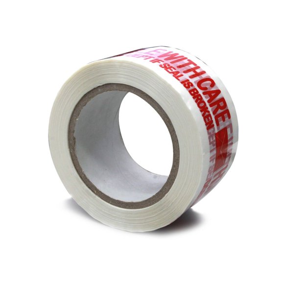 2 3MIL PRINTED HANDLE WITH CARE CARTON SEALING PACKING BOX TAPE 2.5" X 110 YARD