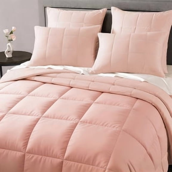 2/3PCS Reversible All Season Cooling Quilt Set, Ultra Soft Fluffy Cooling Tech Fabric with Pillowcases, Twin Queen King Size, Machine Washable for All Seasons