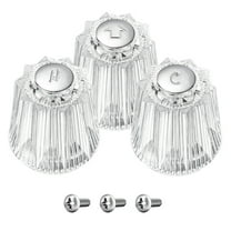 2/3Pcs Shower Faucet Handle Replacement Shower Valves Knobs Comfortable grip Acrylic Shower Faucet Handle Easy to Use