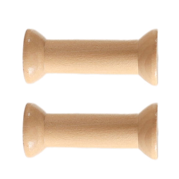 2/3Pcs Wood Thread Bobbins Embroidery Thread Spool, Wood Thread Spool for Craft