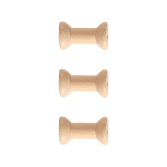 2/3Pcs Wood Thread Bobbins Embroidery Thread Spool, Wood Thread Spool for Craft
