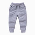 thumbnail image 1 of 2-3T Boys Sweatpants Children Fall Winter Elastic Waist Drawstring Straight Leg Open Bottom Joggers Casual Loose Athletic Pants Size 3-12T,Grey, 1 of 9