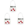 thumbnail image 1 of 2/3pc Hanging Hummingbird Feeder, Clear Flowing Reservoir Design, Portable Outdoor Feeder for Gardens and Patios, Easy to Carry and Clean, Perfect for Birdwatching Enthusiasts, 1 of 4