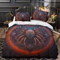 thumbnail image 1 of 2/3pcs Bedding Set 3D Spider Printed Comforter Cover Pillowcase Boy Man Cool Bedroom Decor,King (90"x104"), 1 of 6
