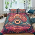 thumbnail image 1 of 2/3pcs Bedding Set All-seeing Eye Printed Comforter Cover Set Adult Newly Design Bedspreads,King (90"x104"), 1 of 6
