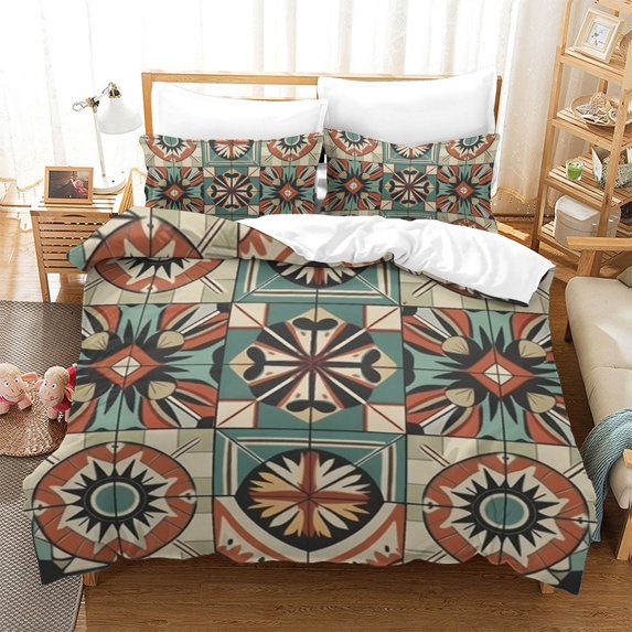 2/3pcs Bedding Set Bohemia Comforter Cover Set Adult Highend Bedspreads Home Textiles,King (90"x104")