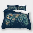 thumbnail image 1 of 2/3pcs Bedding Set Gamepad Printed Teen Adult Fashion Design Home Textiles Bedspreads,King (90"x104"), 1 of 5