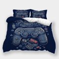 thumbnail image 1 of 2/3pcs Bedding Set Gamepad Printed Teen Adult Fashion Design Home Textiles Bedspreads,Queen (90"x90"), 1 of 5