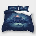 thumbnail image 1 of 2/3pcs Bedding Set Vintage Gamepad Printed Comforter Cover Set Teen Adult Luxury Bed Gift,Twin (68"x86"), 1 of 5
