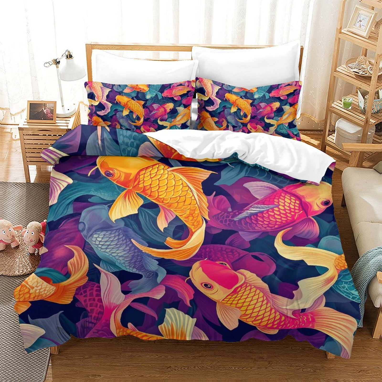 3D Colorful Fish Coral 8861 Brigid Ashwood Bedding Bed Pillowcases Quilt Cover Duvet Cover
