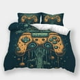 thumbnail image 1 of 2/3pcs Duvet Cover Set 3D Gamer Handle Printed Bedspreads Boys Men Fashion Bedroom Decor,King (90"x104"), 1 of 5