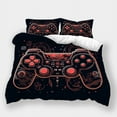 thumbnail image 1 of 2/3pcs Duvet Cover Set Game Handle Printed Bedspreads Children Cartoon Beddding Set,California King (98"x104"), 1 of 5