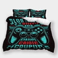 thumbnail image 1 of 2/3pcs Duvet Cover Set Game Handle Printed Bedspreads Children Cartoon Beddding Set,Queen (90"x90"), 1 of 5