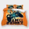 thumbnail image 1 of 2/3pcs Duvet Cover Set Gaming Theme Bedspreads Girls Boys Fashion Bed Gift Bedroom Decor,California King (98"x104"), 1 of 5