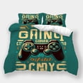 thumbnail image 1 of 2/3pcs Duvet Cover Set Gaming Theme Bedspreads Girls Boys Fashion Bed Gift Bedroom Decor,Queen (90"x90"), 1 of 5