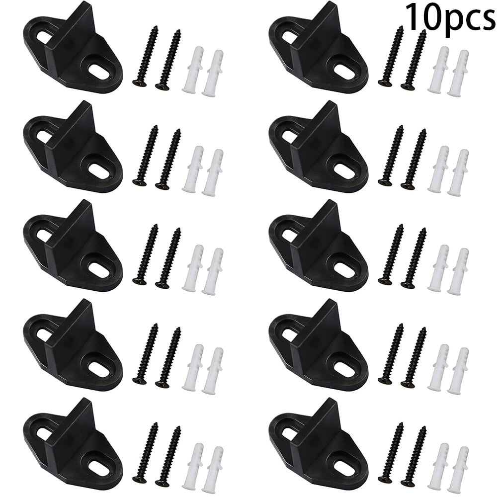 2/4/10Pcs Barn Door Hardware Floor Guide Sliding Door Floor Mounted Bottom Guide 10Pcs