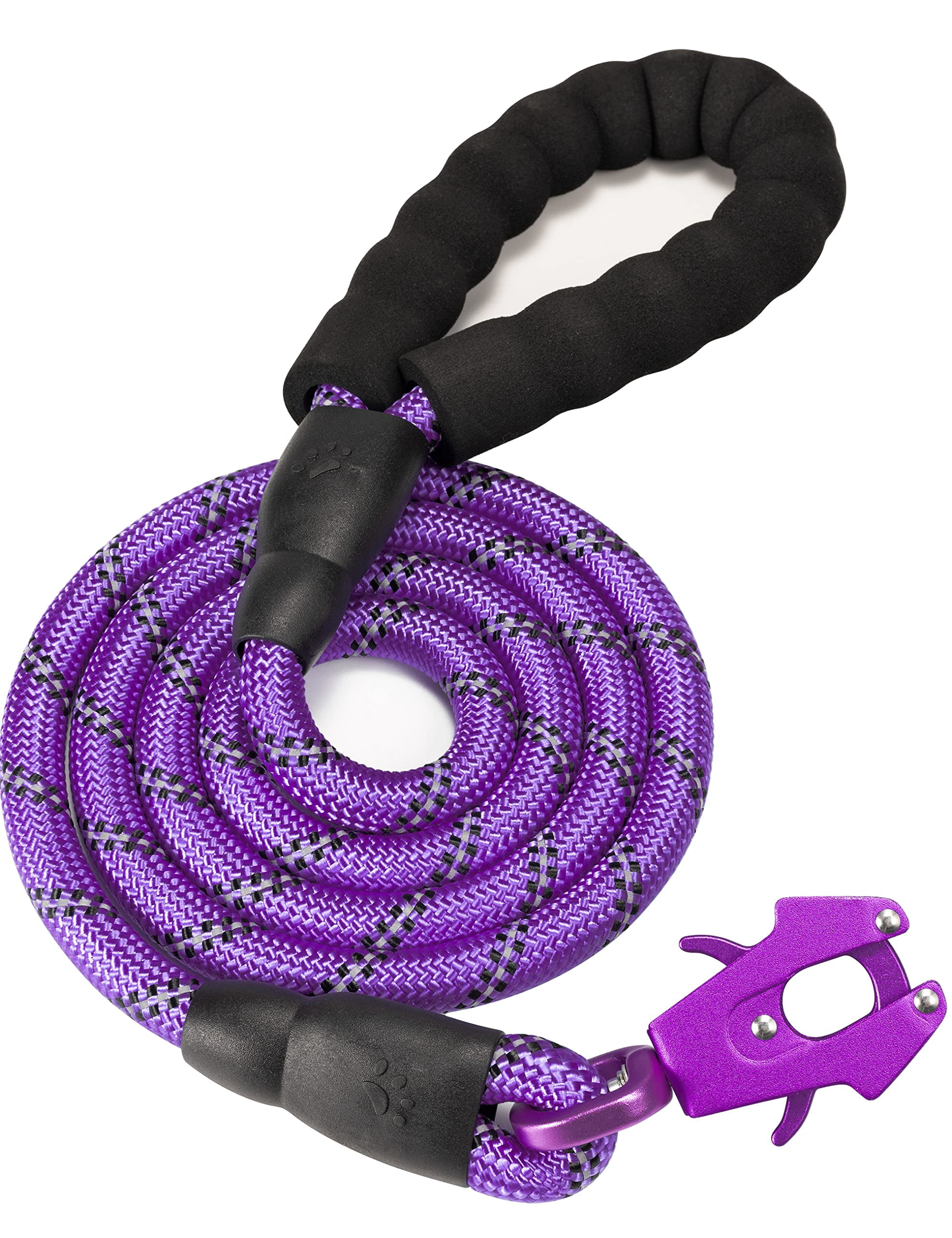 2/4/5/6FT Dog Leash, Heavy Duty Rope Leashes, Reflective Nylon Pet Lead ...