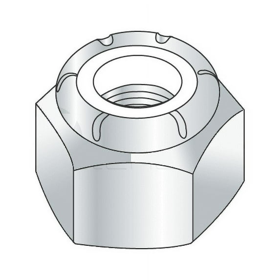 2-4.5 Heavy Hex / NU Nylon Insert Locknut / Steel / Zinc (Quantity: 5)