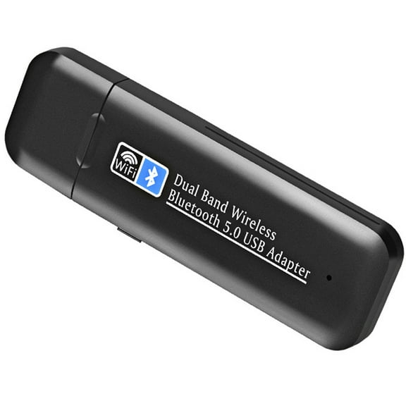 2.4/5Ghz Wireless External Receiver USB WiFi Bluetooth 5.0 Adapter 1300Mbps Dual Band Mini WiFi Dongle for Laptop