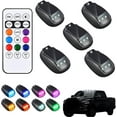 thumbnail image 1 of 2/4/5PCS Solar Cab Lights, 2026 New Solar Car Roof RGB Strobe Light, No Drill Solar Powered Cab lights, with Remote Control, Vibration,For Truck Suv Rvs (5PCS), 1 of 7