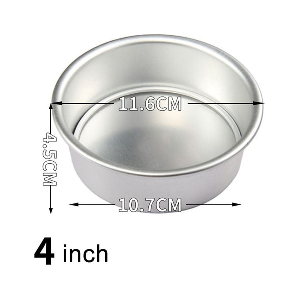 2/4/6/8/10In Aluminum Chiffon Cake Mold Nonstick Angel Food Cake Pan