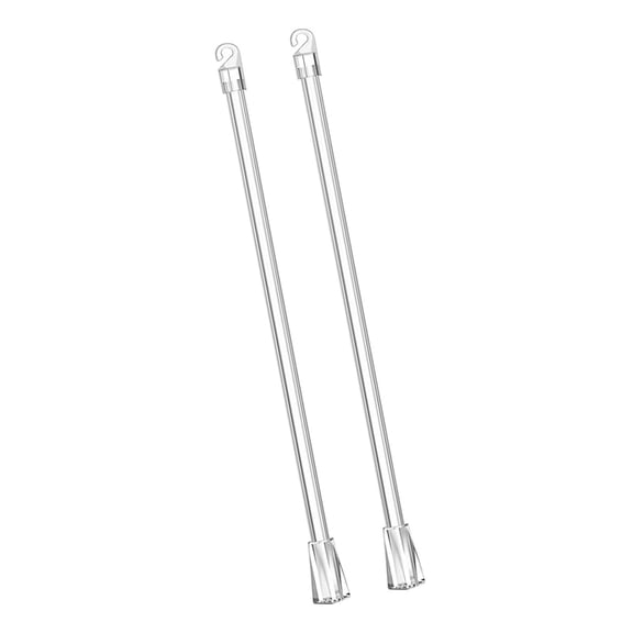 2/4/6/8/10Pcs Vertical Blinds Replacement Pull Rods with Hook and Handle for Door Window Curtain Shade Tilt Wand