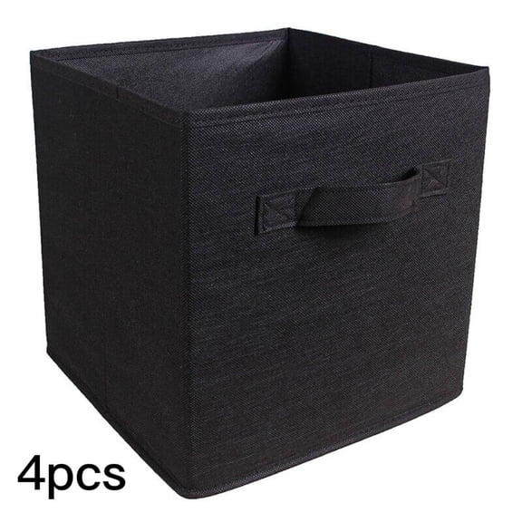 2/4/6/8 DIY Storage Cube Boxes Drawer for Toy/Book/Clothes Organiser Foldable