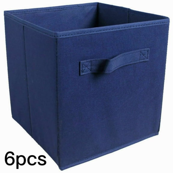 2/4/6/8DIY Storage Cube Boxes Drawer for Toy/Book/Clothes Organiser Foldable