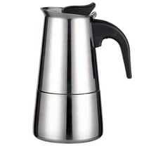 2/4/6/9 Cups Moka Pot Coffee Maker,Stainless Steel Moka Pot Maker Coffee Cookers 100ML