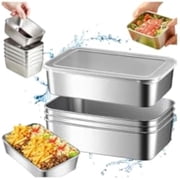 TASIXUN 3 Pack Stainless Steel Food Storage Containers With Lids