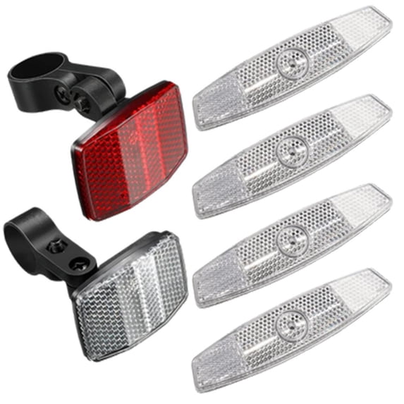 2/4/6 Pcs Waterproof PVC Bicycle Spoke Reflectors for Enhanced Night Cycling Safety Easy Universal Fit