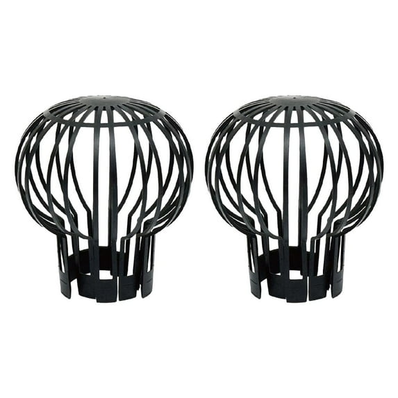 2/4/6 X Downspout Filter Debris Dirt Protect Outdoor Drain Cover Gutter Block