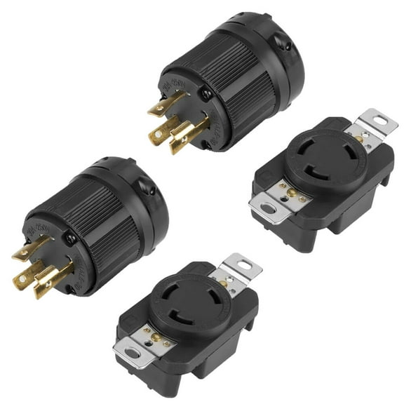 2/4/6/XPairs Nema L6-30P L6-30R Set 30 A 250 VMale Female Twist Lock 3 Wire Plug
