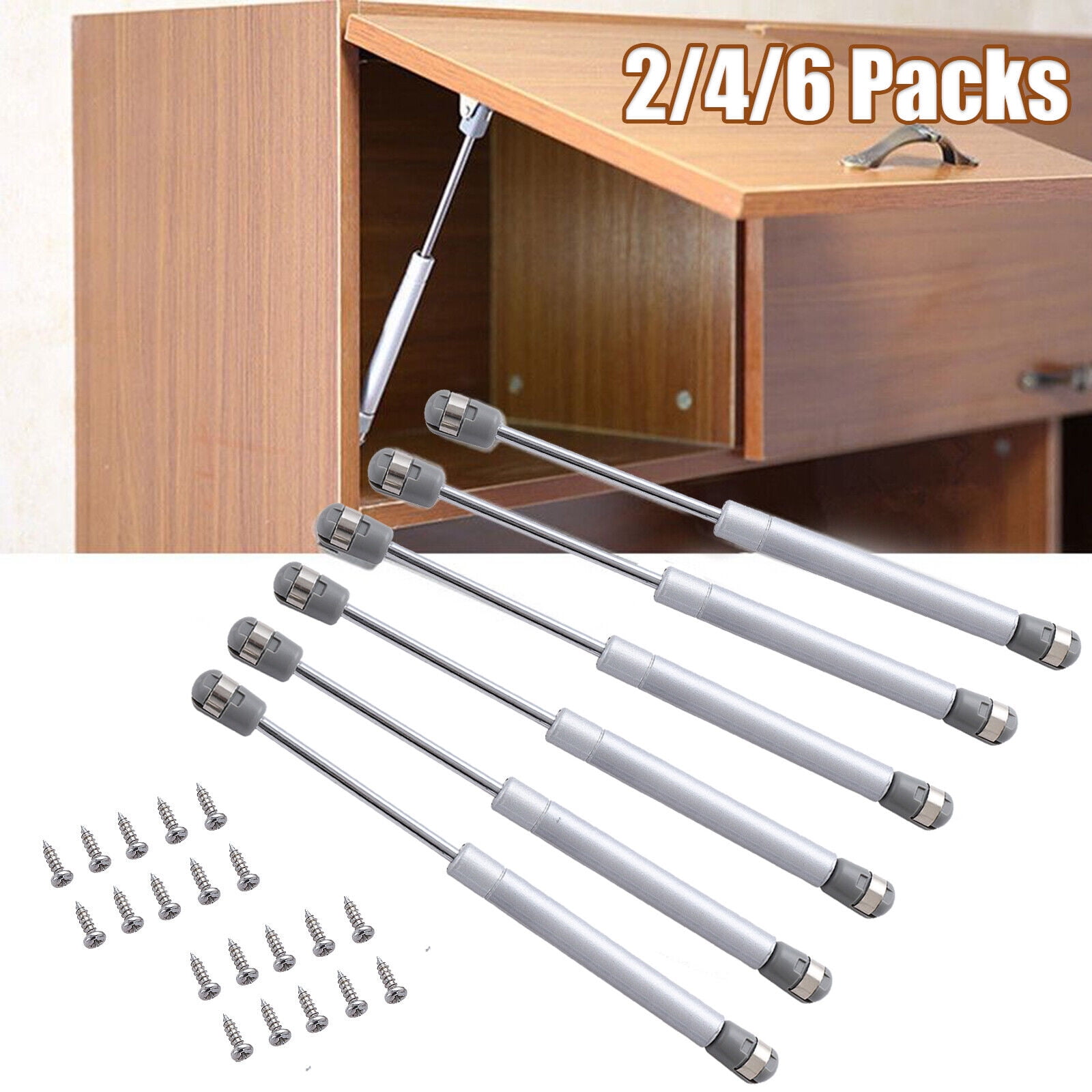 2/4/6 x Door Hinge Gas Spring Strut Prop Shock Lift Kitchen