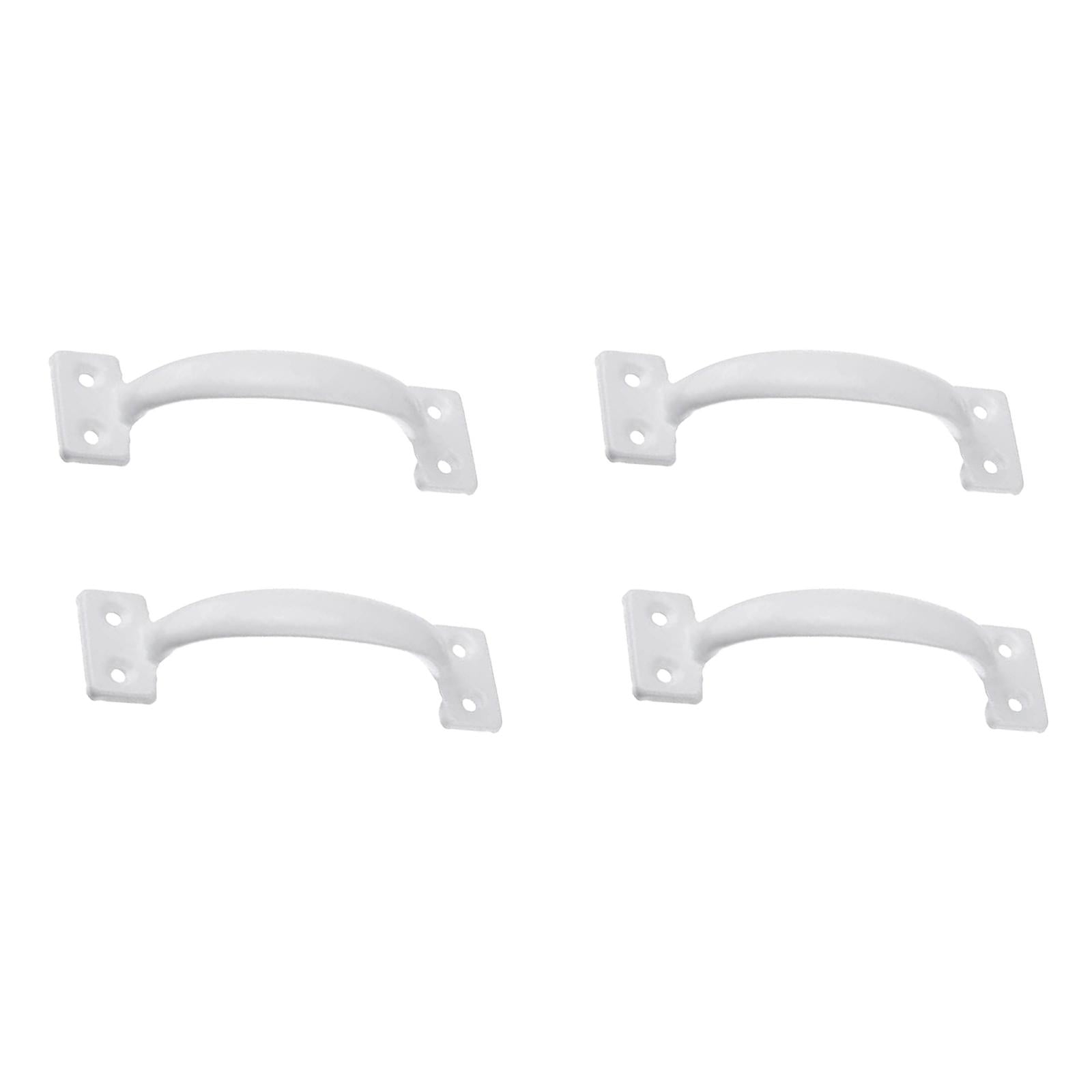 2/4/6PCS Gate Handle, Screen Door Stainless Steel White Handle, Bow ...