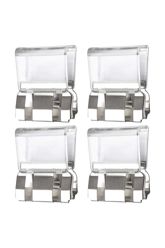 2/4/6pcs No-Sew Adjustable Window Clips Strong Grip No-Sew Clips for Jeans, Doubles as Window Lock to Deter Cat Escapes