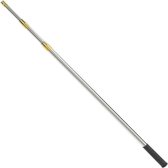 2-4.8 Ft Retractable Telescopic Pole with 8mm Male Screw, Stainless Steel Fishing Pole with 8mm Screw, Capable for Fishing Hook Harpoon Cyfie