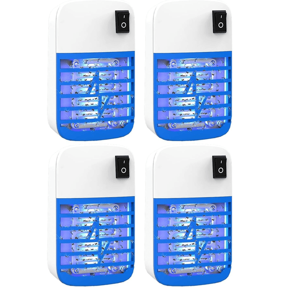 2/4/8Pcs Electric Plug In Mosquito Killer Zapper Lamp Indoor Fly Bug Insect Trap