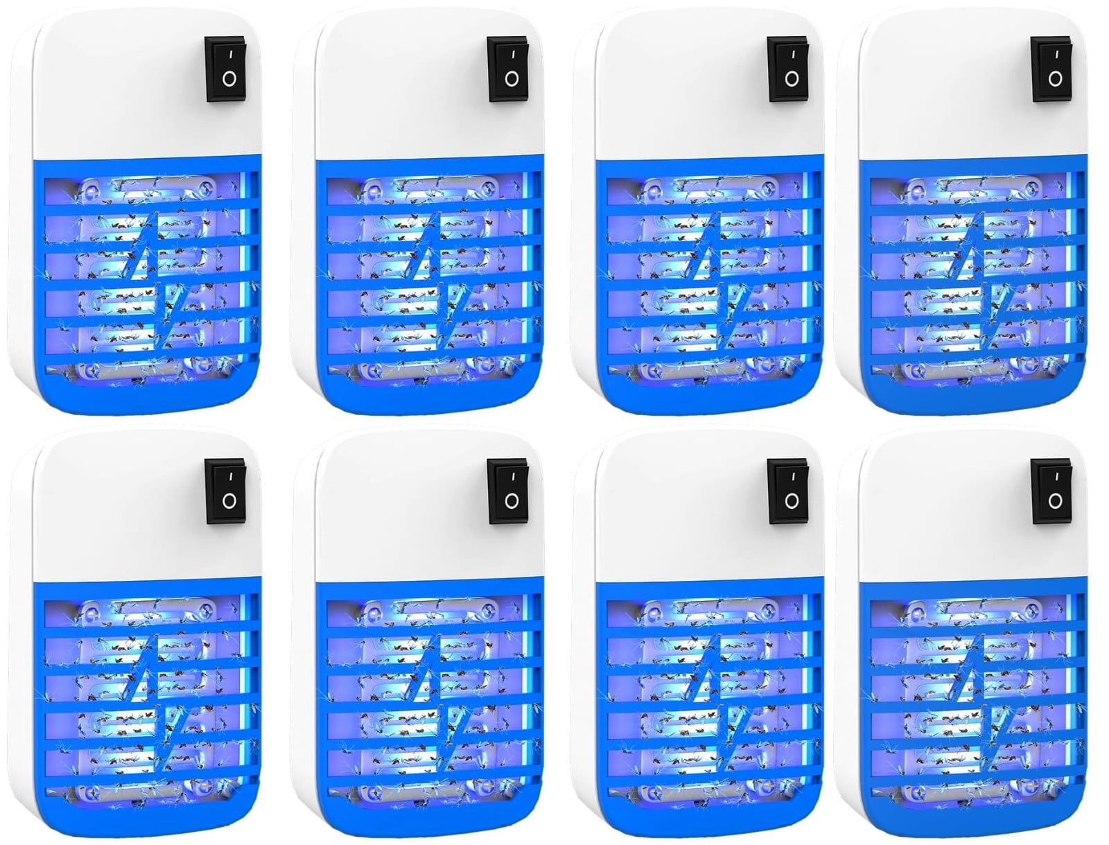 2/4/8Pcs Electric Plug In Mosquito Killer Zapper Lamp Indoor Fly Bug Insect Trap