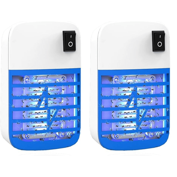 2/4/8Pcs Electric Plug In Mosquito Killer Zapper Lamp Indoor Fly Bug Insect Trap