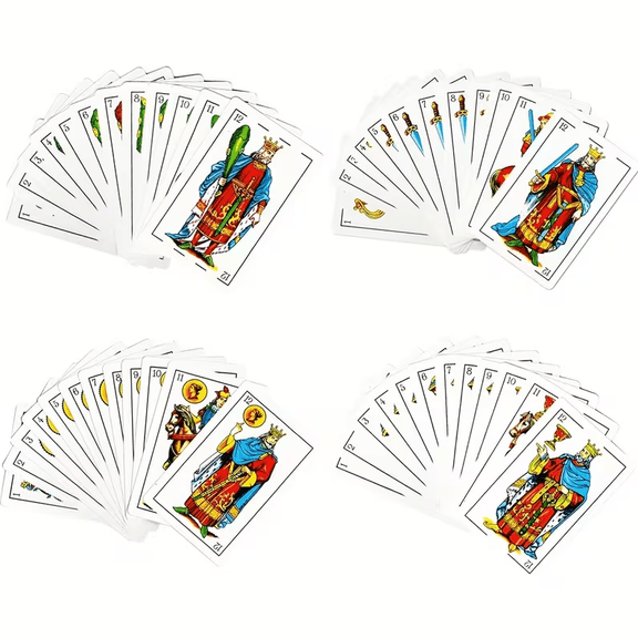 2/4 Decks Spanish Playing Cards, Cards Puerto Rico, Mexican Plastico Spanish Cards