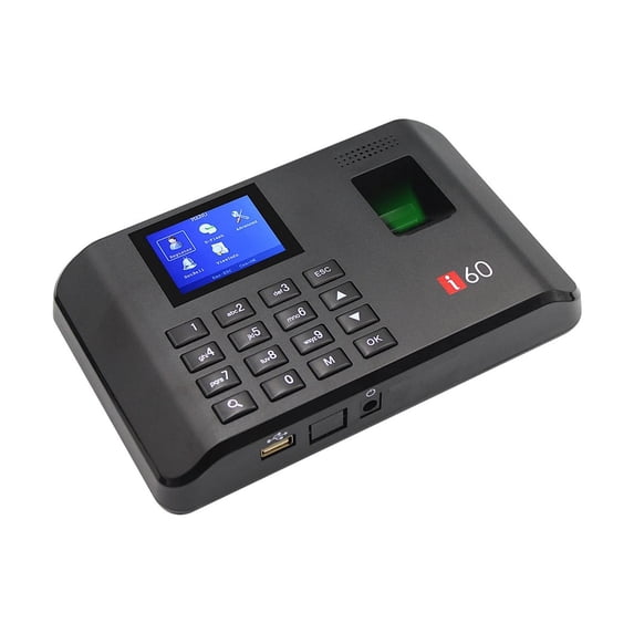 2.4" Fingerprint Time Attendance Biometric Attendance Machine T&A RFID Keypad Electric Recorder Data Time Clock in for Employees