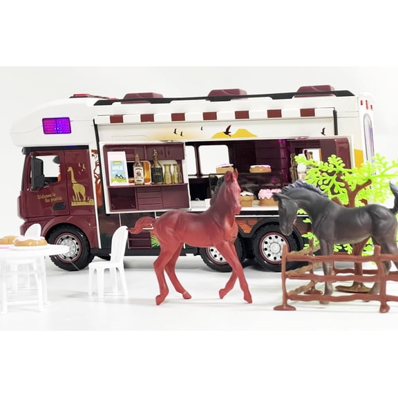 2.4 G Safari Rv with Lights, Sound and Horses
