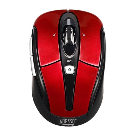 2.4 GHz Wireless Programmable Nano Mouse, Red