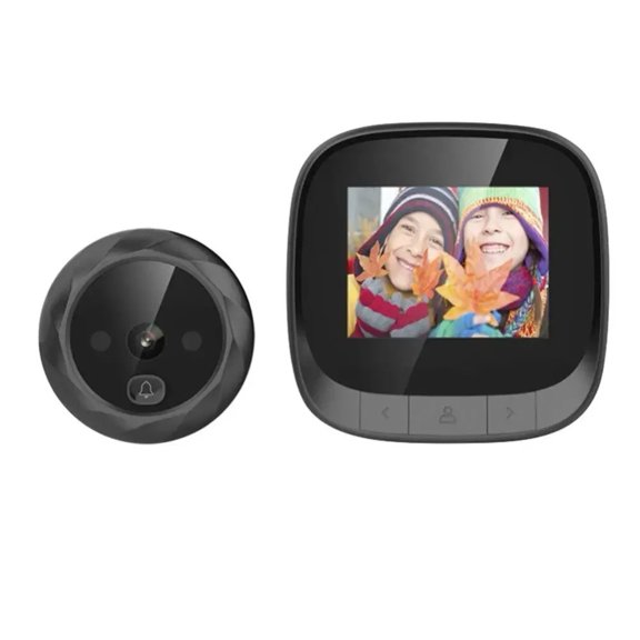2.4 Inch LCD Smart Door Viewer Peephole Camera With Infrared Night/Vision, 90 Wide Angle Lens, Built-in Memory And Easy Installation For Improved Home/Security,