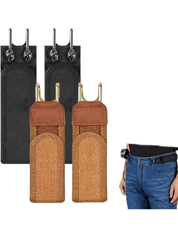 2/4 PCS Buckless Belt Loop for Men