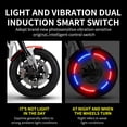 2/4 PCS Rechargeable Tire Valve Stem Lights, Vibration‑Sensing & Light ...